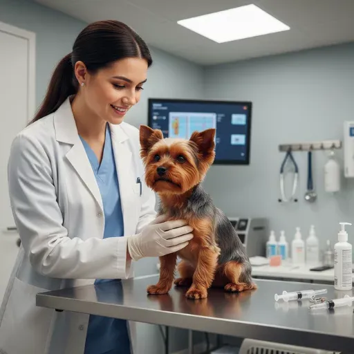 yorkshire terrier veterinerde