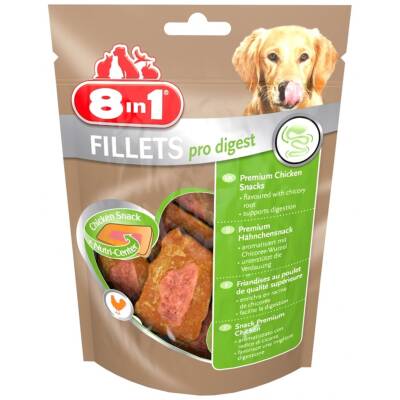 8in1 Pro Digest Sindirim Sistemi Destekleyici Tavuk Filetolu Köpek Ödülü 80 gr - 1