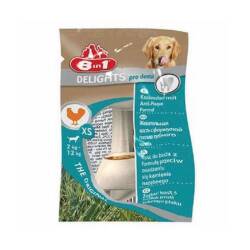 8in1 Delights Pro Dental Tavuklu Köpek Ödül Kemiği XS 12 Gr - 8in1