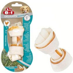 8in1 Delights Pro Dental Düğümlü Tavuk Etli Köpek Kemiği S 35 gr - 8in1