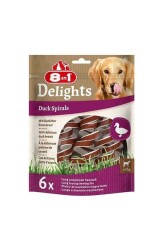 8in1 Delights Smart Spirals Ördekli Burgu Köpek Ödülü 6 Adet - 8in1