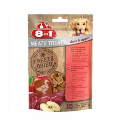 8in1 Meaty Treats Freeze Dried Ördekli ve Elmalı Kurutulmuş Tahılsız Köpek Ödülü 50 Gr - 8in1
