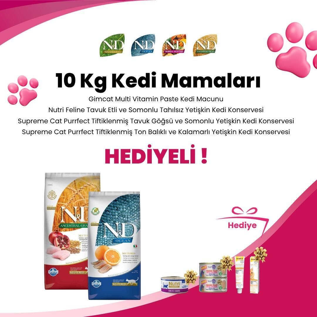 N&D 10 Kg Kedi Mamaları