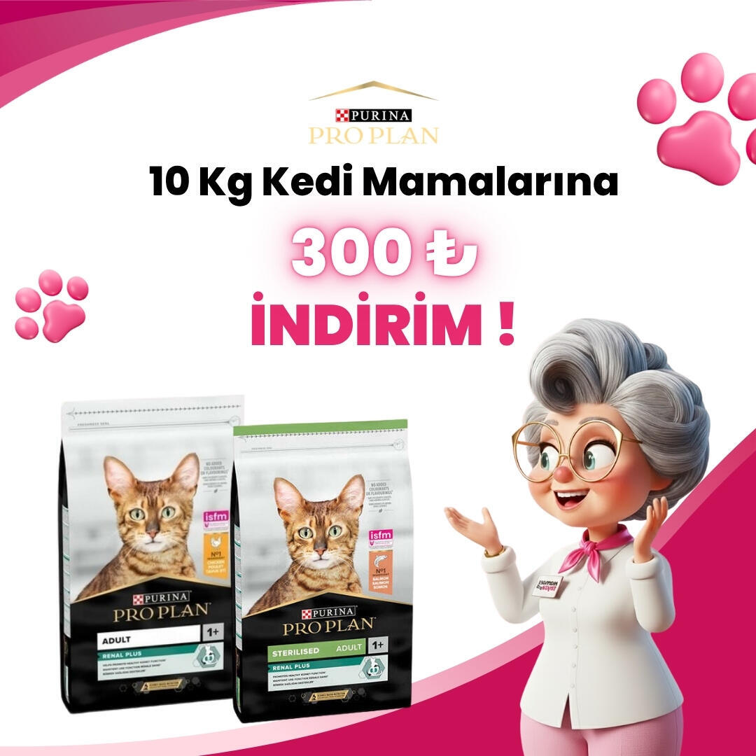 Pro Plan 10 Kg Kedi Mamalarına 250TL İndirim