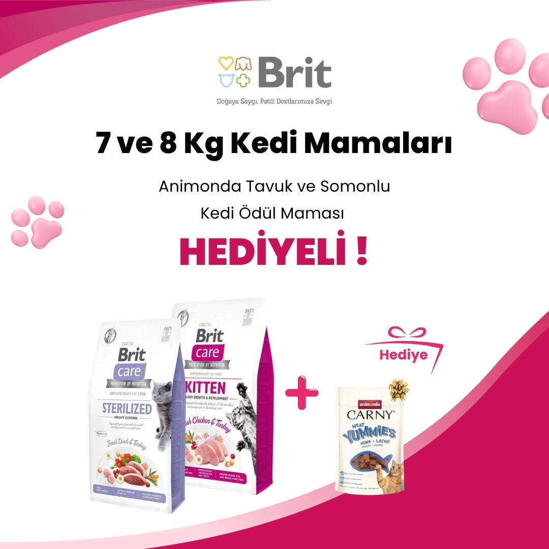 Brit Care 7 ve 8 Kg Kedi Mamaları