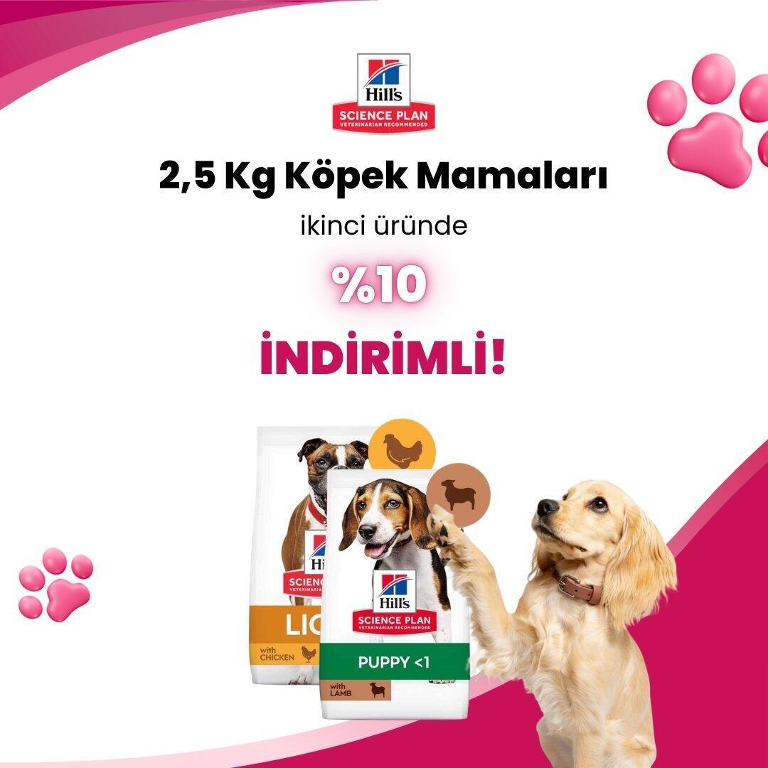 Hill's Science Plan 2,5 Kg Köpek Mamalarına 2. Ürüne %10 İndirim