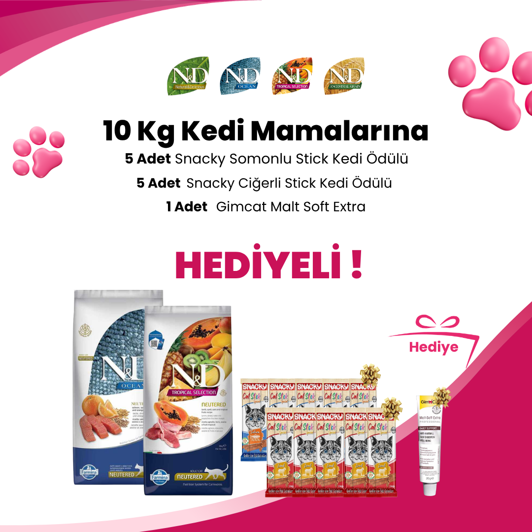 N&D 10 Kg Kedi Mamaları