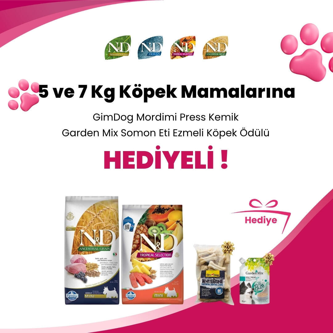 N&D 5 ve 7 Kg Köpek Mamaları
