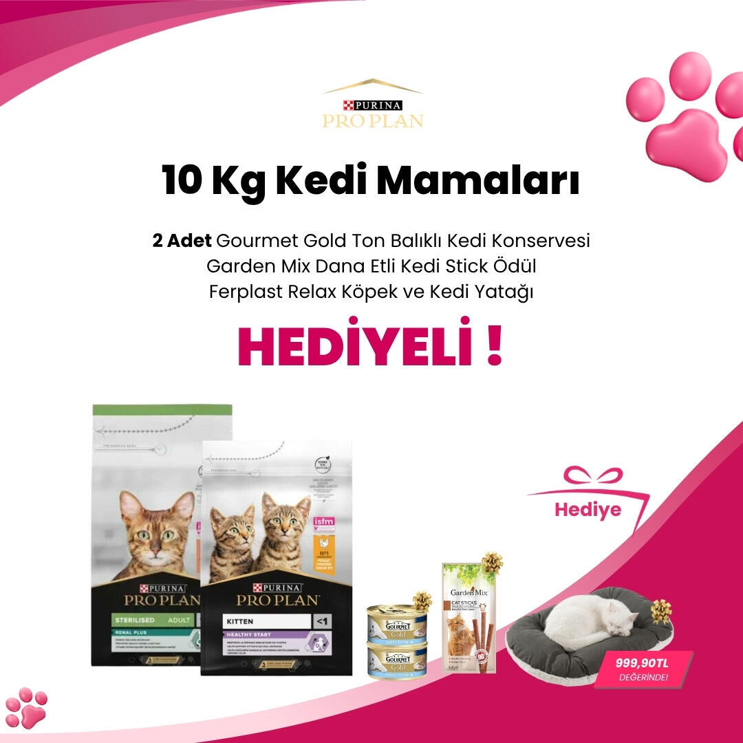 Pro Plan 10 Kg Kedi Mamalarına