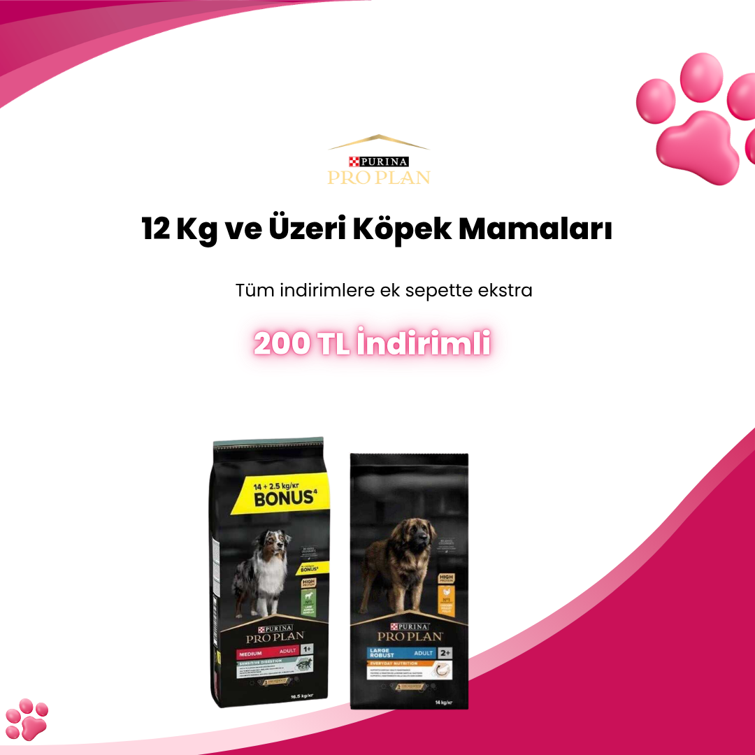 Pro Plan 12 Kg ve Üzeri Köpek Mamaları