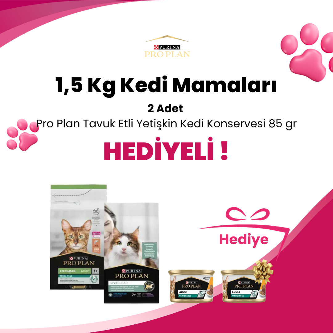 Pro Plan 1.5 Kg Kedi Mamaları 