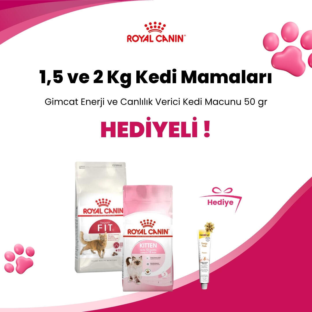 Royal Canin 1,5 ve 2 Kg Kedi Mamalarına 2 Adet Acana Premium Pate (Ezme) Sığır Etli Kedi Konservesi 85 gr Hediye