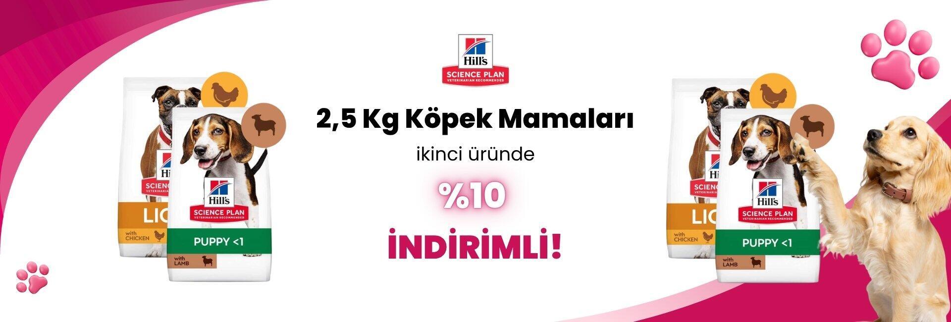 Hill's Science Plan 2,5 Kg Köpek Mamalarına 2. Ürüne %10 İndirim