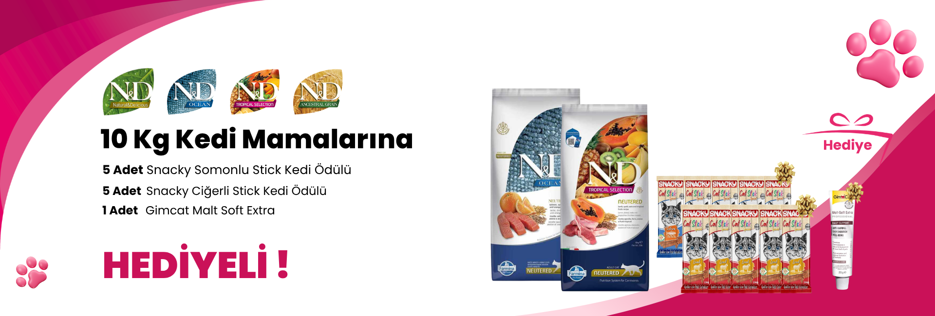 N&D 10 Kg Kedi Mamaları