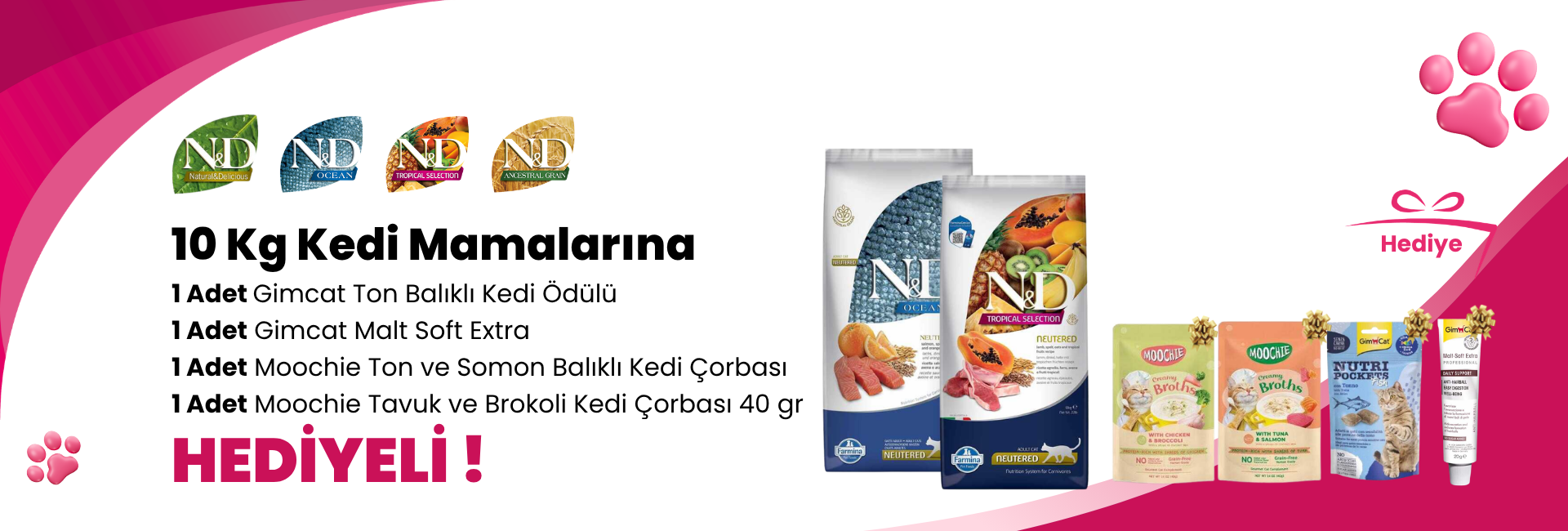 N&D 10 Kg Kedi Mamaları