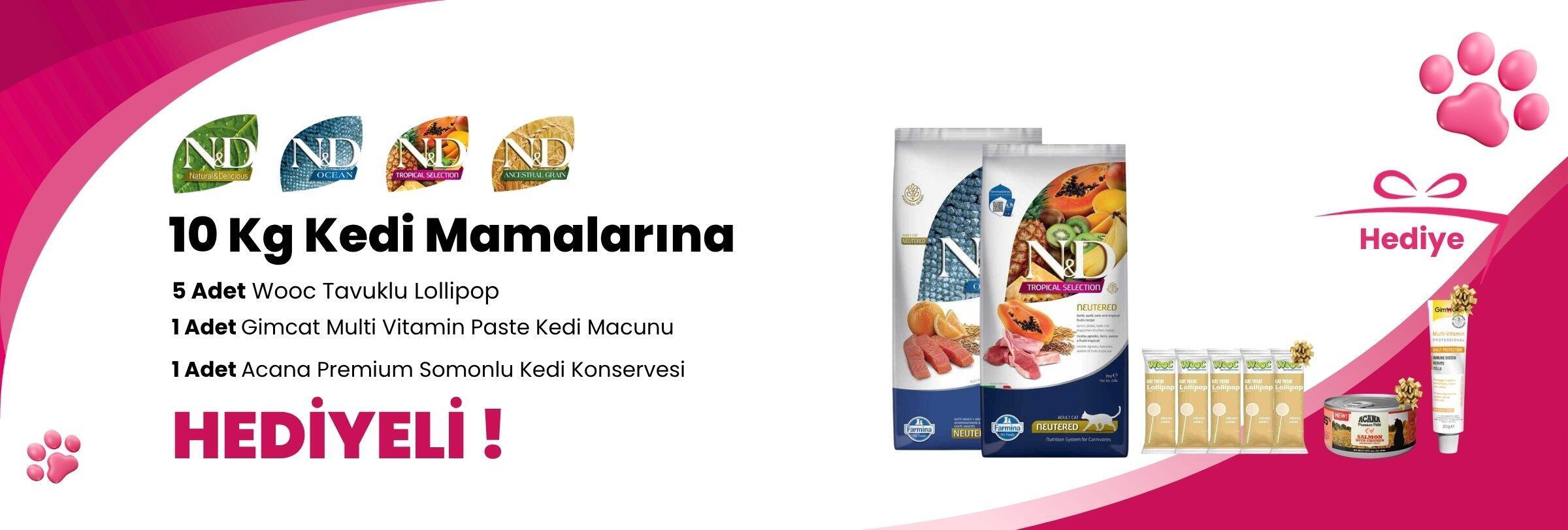 N&D 10 Kg Kedi Mamaları