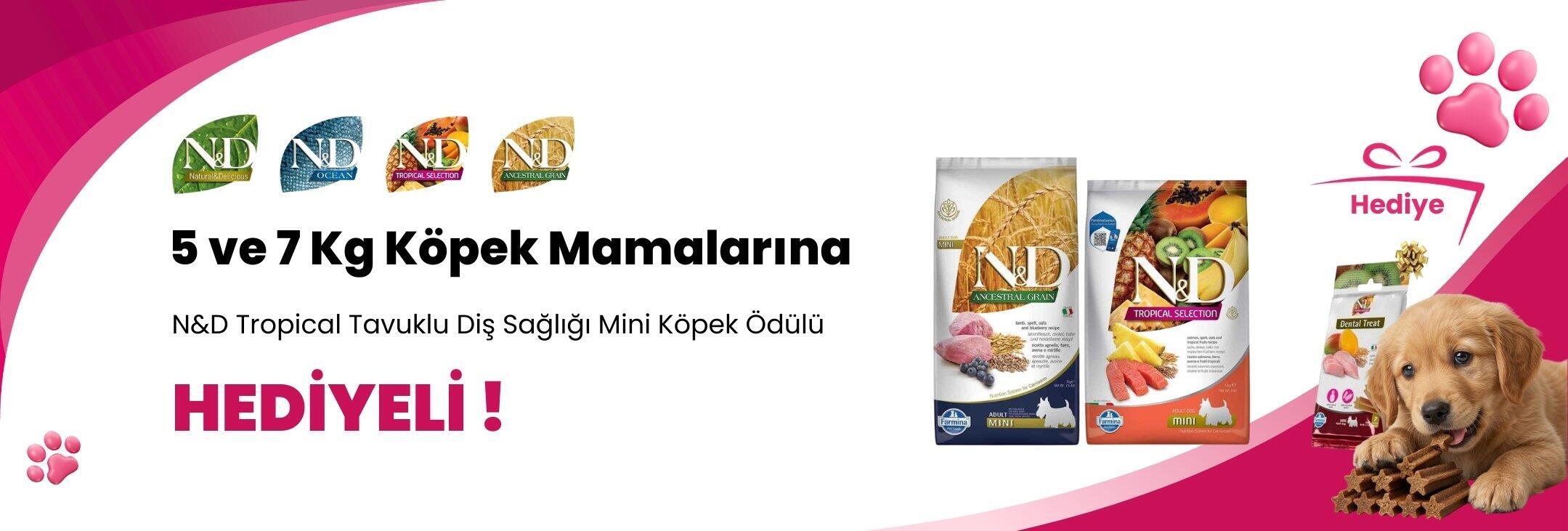 N&D 5 ve 7 Kg Köpek Mamalarına