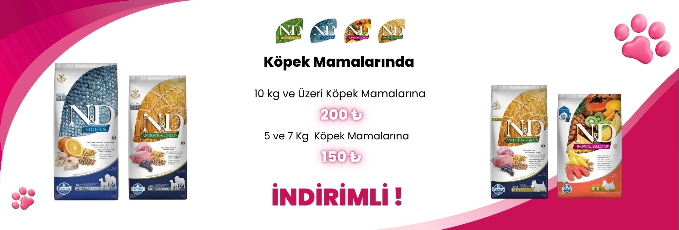 N&D Köpek Mamaları