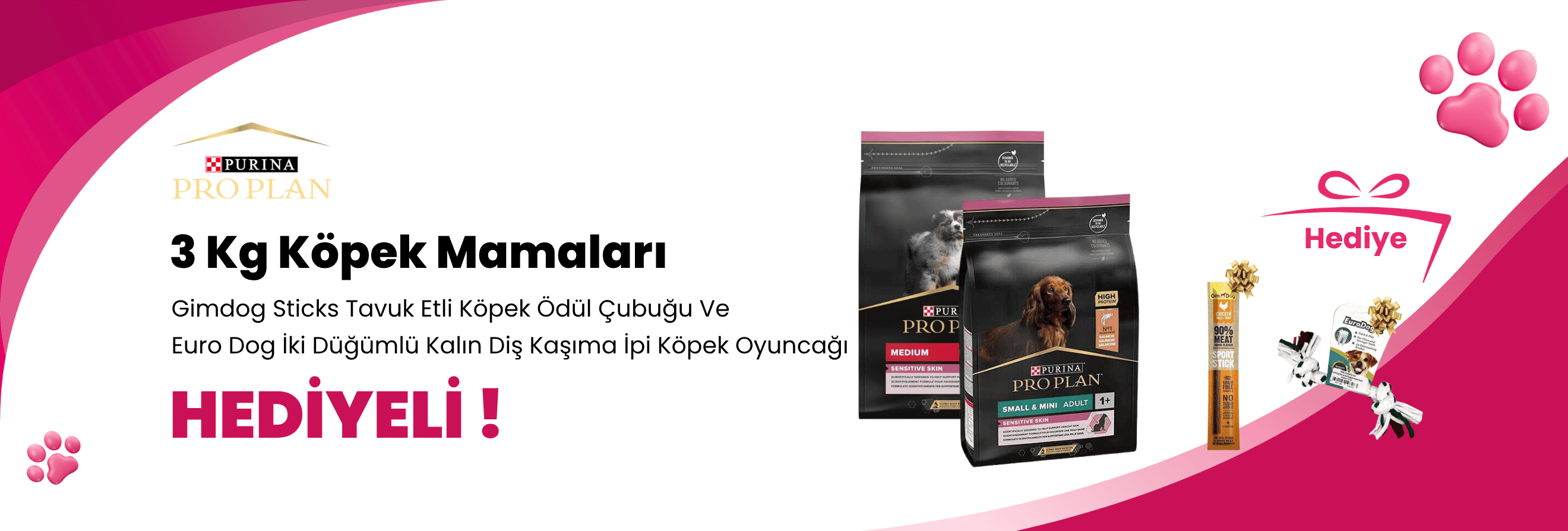 Pro Plan 3 Kg Köpek Mamaları