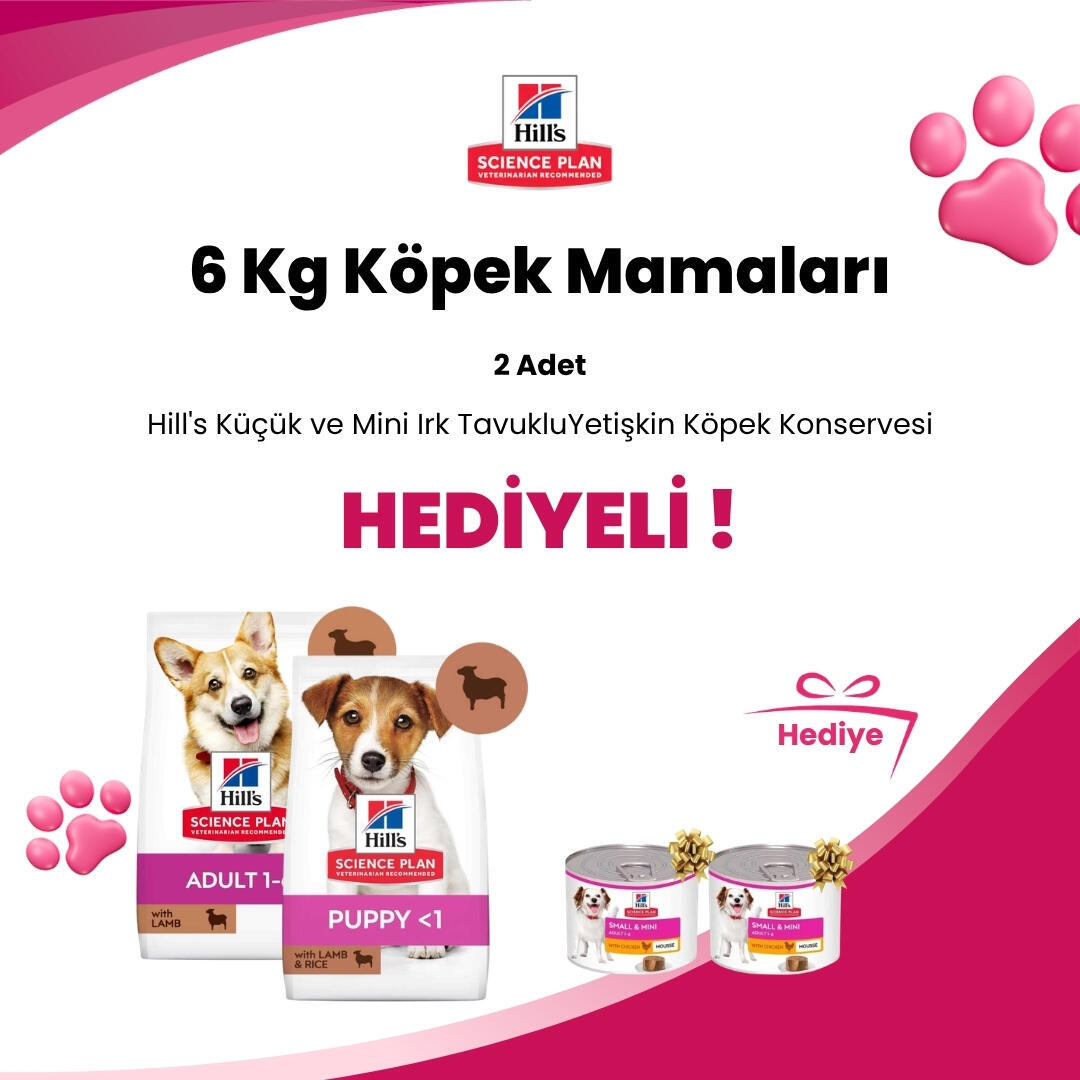 Hill's Science Plan 6 Kg Köpek Mamalarına Garden Mix Tavuk Budu Köpek Ödülü 75 gr Hediye