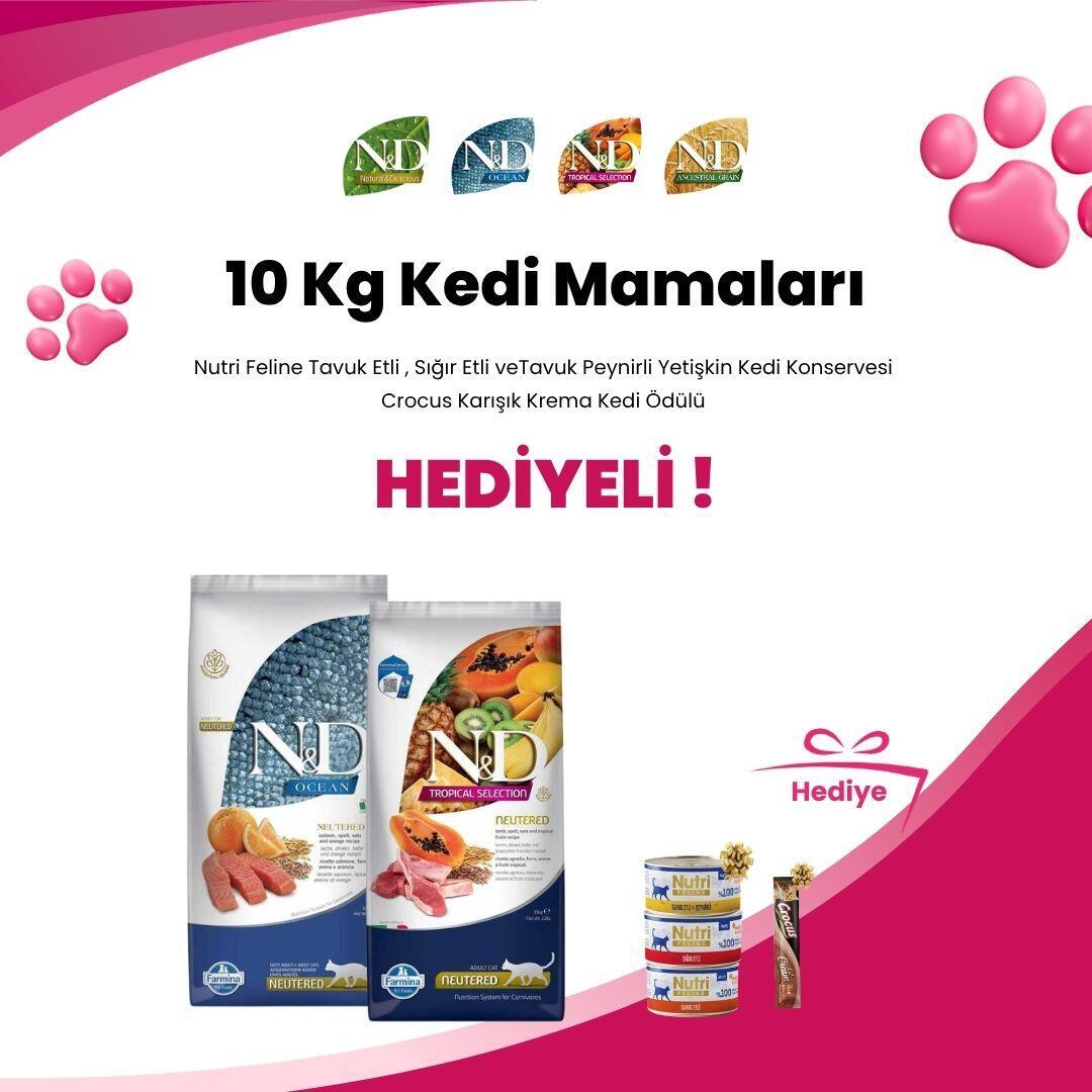 N&D 10 Kg Kedi Mamaları