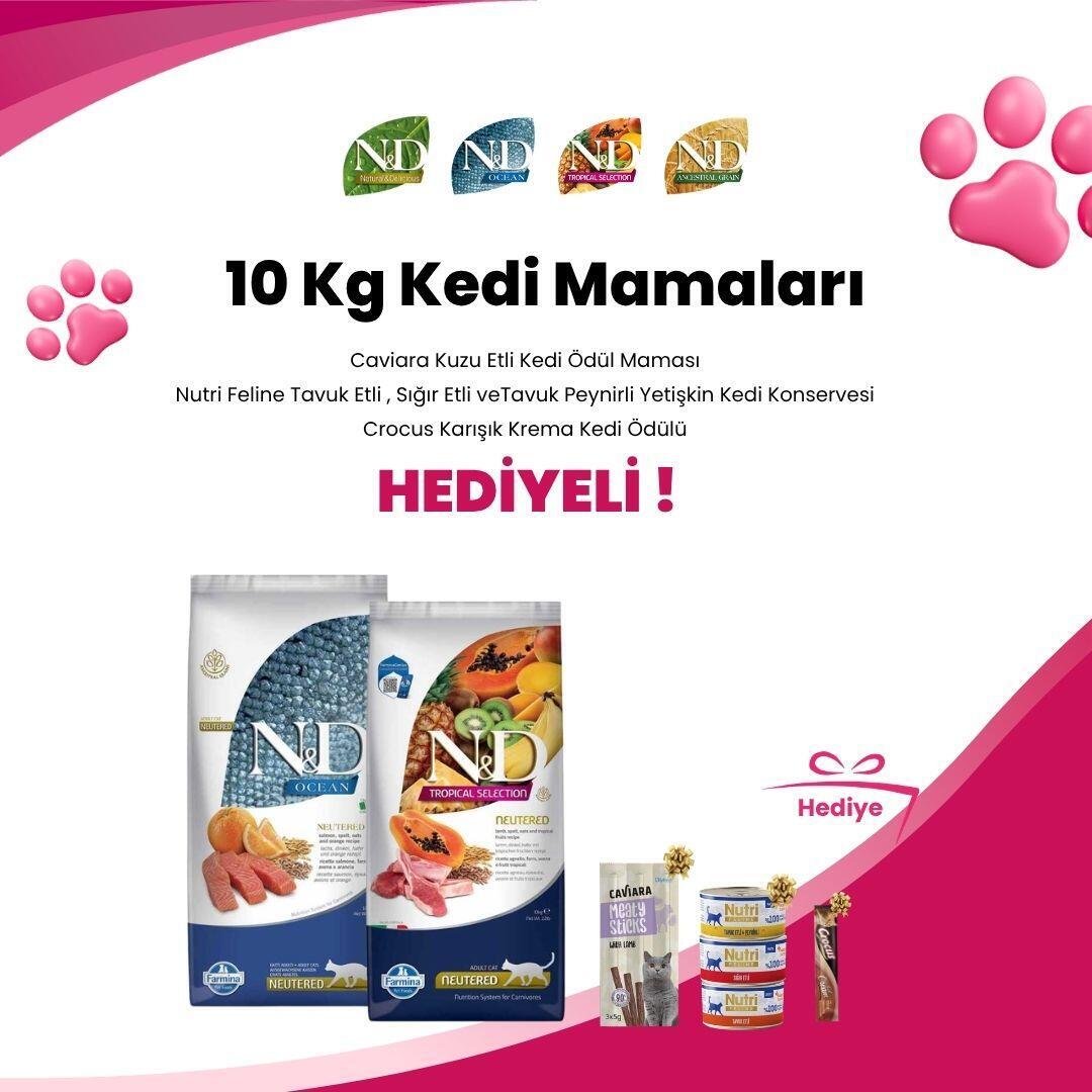 N&D 10 Kg Kedi Mamaları