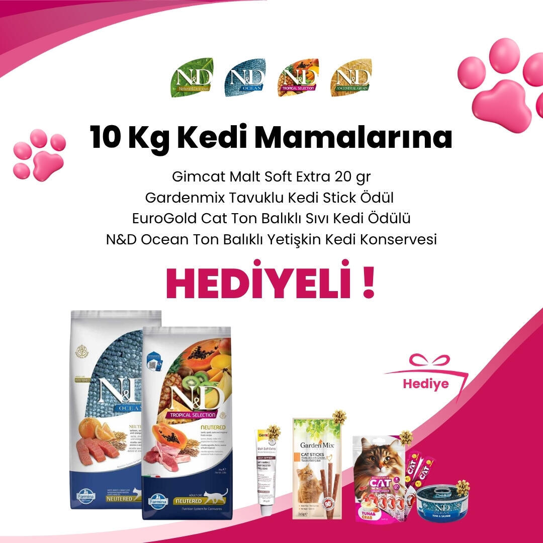 N&D 10 Kg Kedi Mamaları