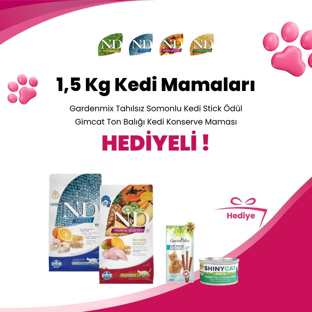 N&D 1,5 Kg Kedi Mamaları