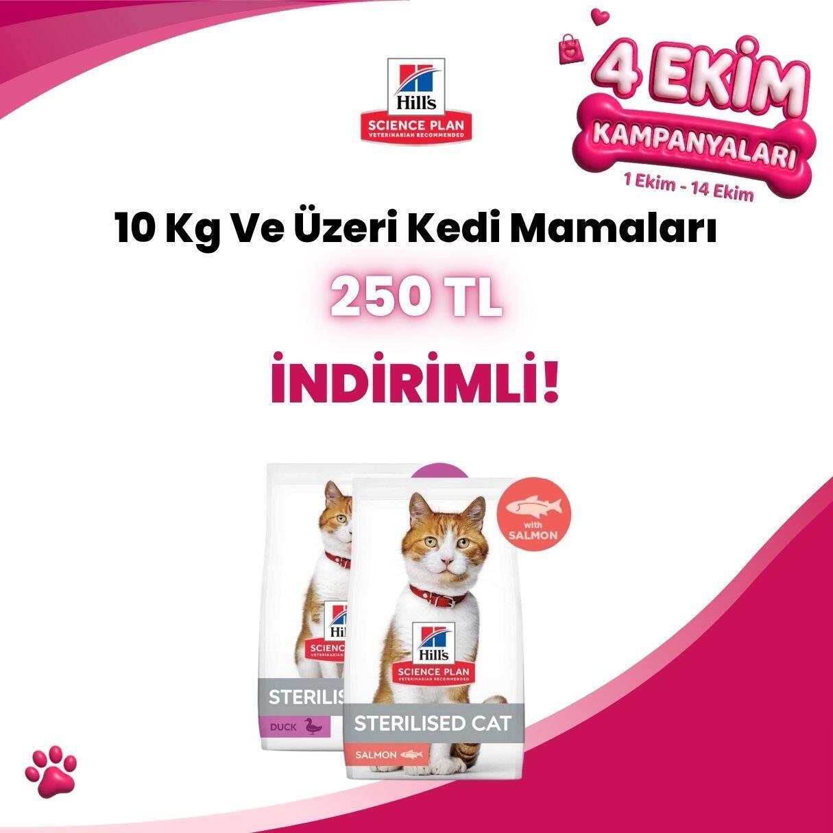 Hill's Sience Plan 10 Kg ve Üzeri Kedi Mamaları