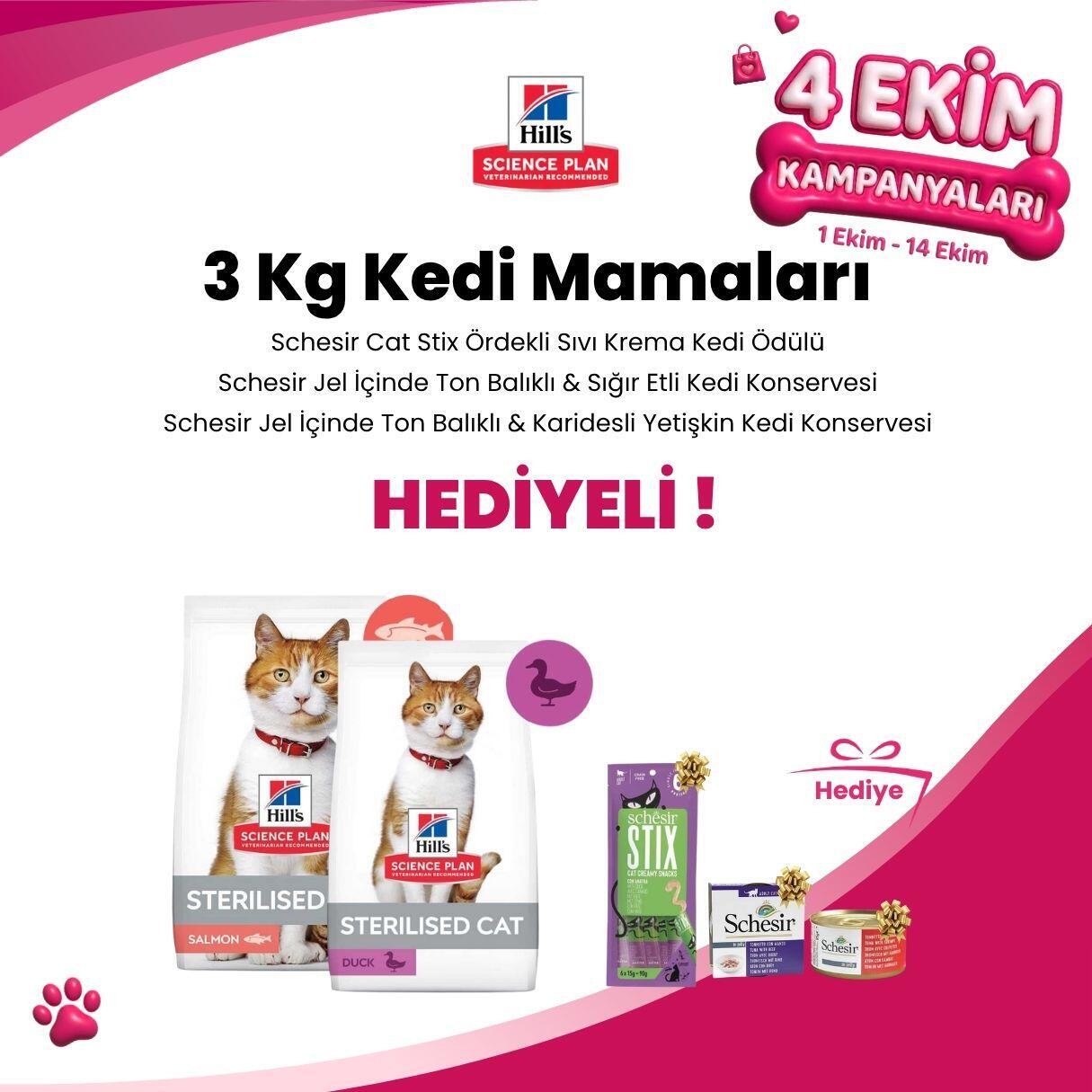 Hill's Science Plan 3 Kg Kedi Mamalarına