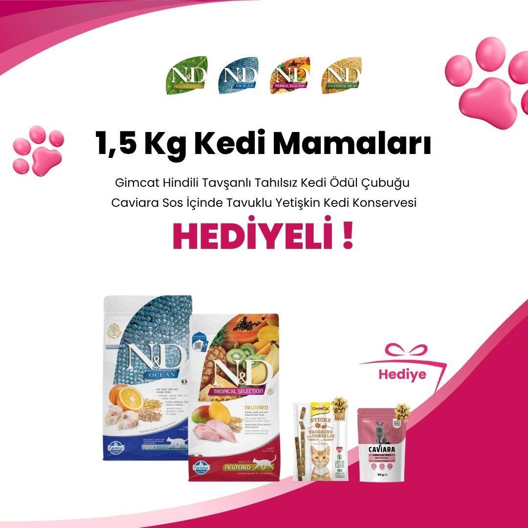 N&D 1,5 Kg Kedi Mamaları