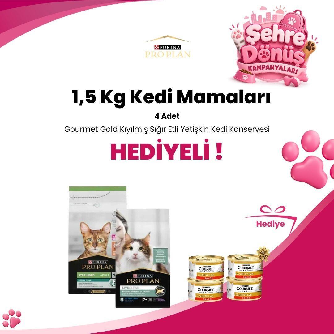 Pro Plan 1,5 Kg Kedi Mamaları