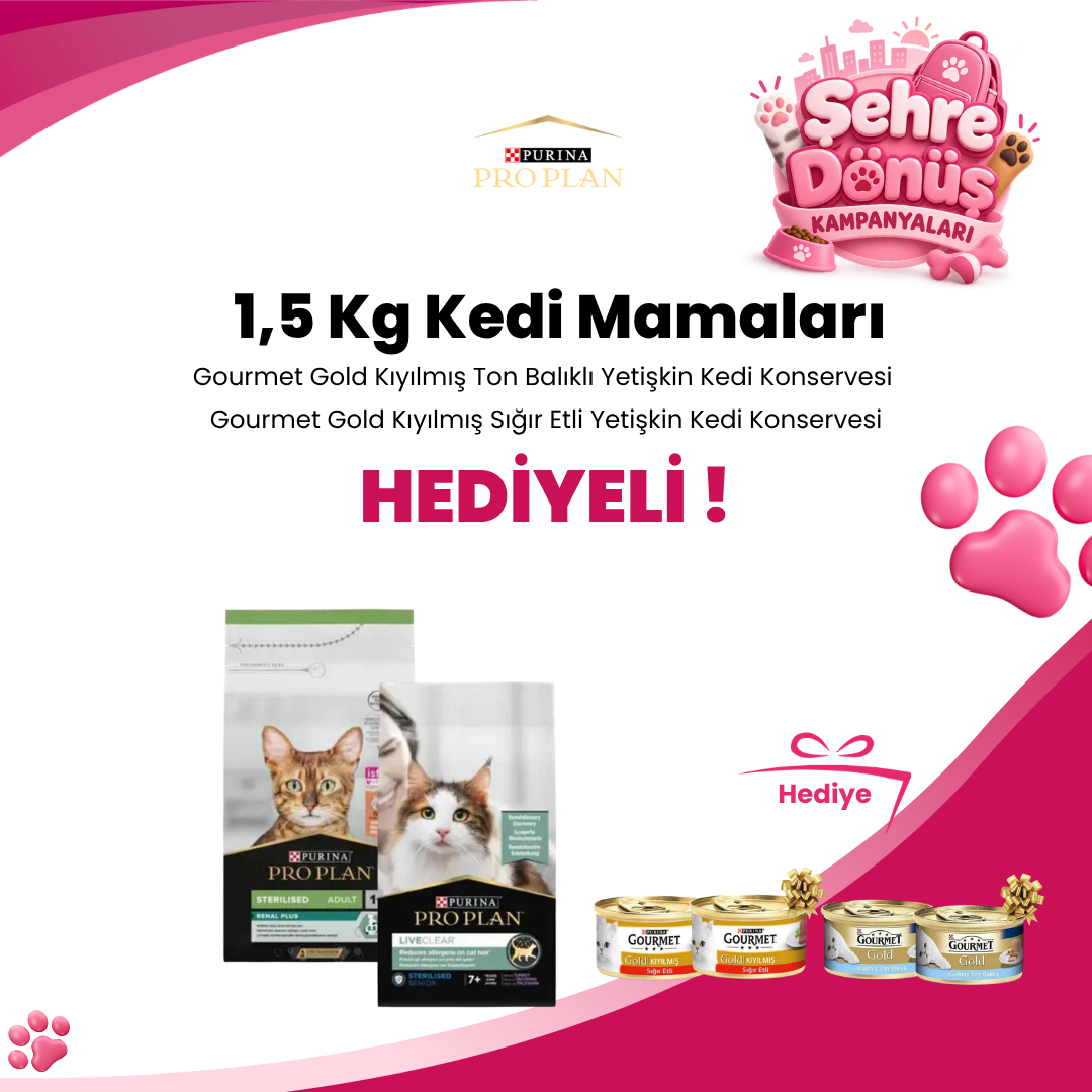 Pro Plan 1,5 Kg Kedi Mamaları