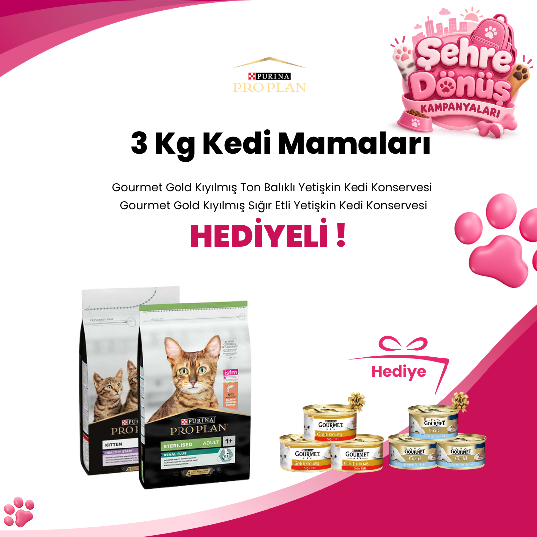 Pro Plan 3 kg Kedi Mamaları