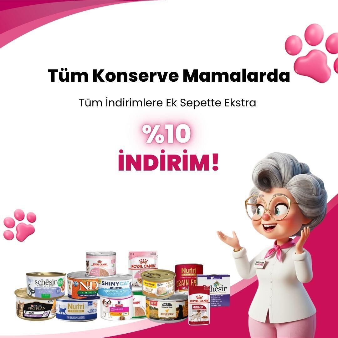 Tüm Kedi Köpek Konserve %10