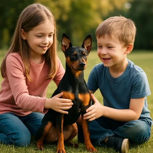 pinscher çocuklarla ilişkisi