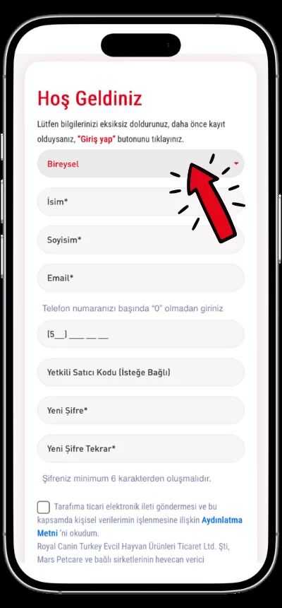 Adım 3 — Kişisel bilgiler