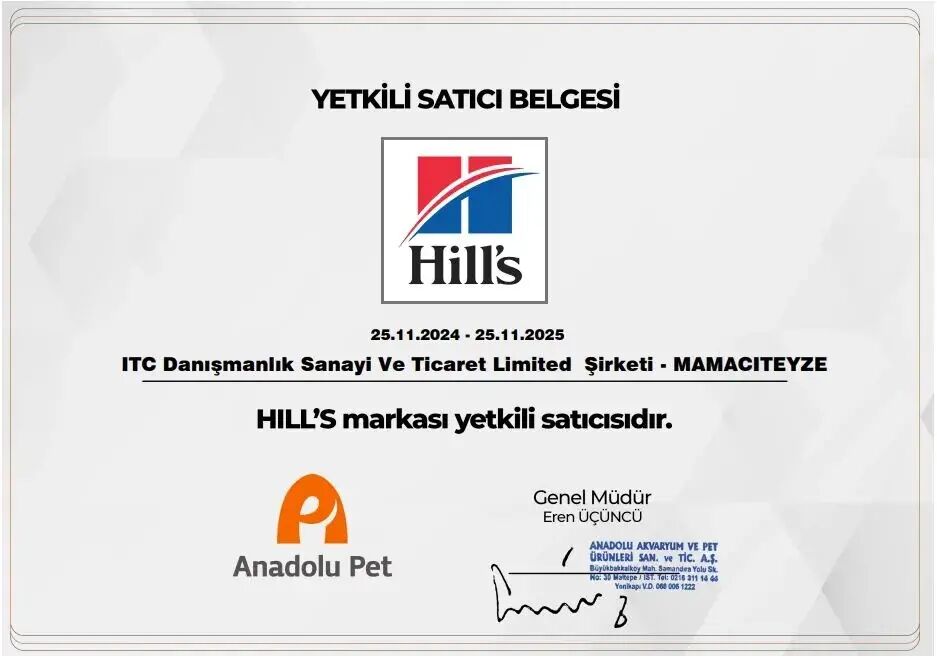 Hill's yetki belgesi