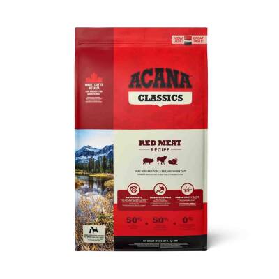 Acana Classic Red Meat Kuzulu ve Sığır Etli Düşük Tahıllı Tüm Irk ve Yaşam Evreleri İçin Köpek Maması 9,7 kg - 1