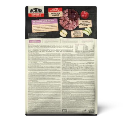 Acana Grass-Fed Lamb Kuzu Etli ve Elmalı Tahılsız Yetişkin Köpek Maması 17 kg - 2