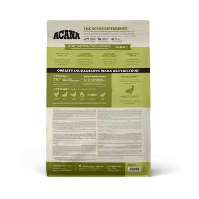 Acana Grasslands Ördekli ve Tavuklu Tahılsız Tüm Irk ve Yaşam Evreleri İçin Kedi Maması 1,8 kg - 2