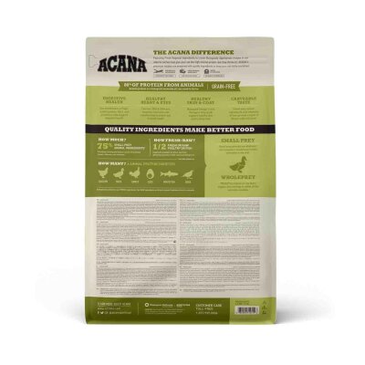 Acana Grasslands Ördekli ve Tavuklu Tahılsız Tüm Irk ve Yaşam Evreleri İçin Kedi Maması 1,8 kg - 2