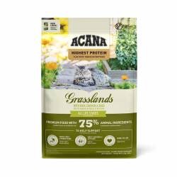 Acana Grasslands Ördekli ve Tavuklu Tahılsız Tüm Irk ve Yaşam Evreleri İçin Kedi Maması 4,5 kg - Acana