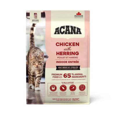Acana Indoor Entree Tavuklu ve Ringa Balıklı Kısırlaştırılmış Yetişkin Kedi Maması 4,5 kg - 3