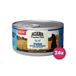 Acana Premium Pate (Ezme) Tuna Balıklı ve Tavuklu Kedi Konservesi 85 Gr X 24 Adet - Acana