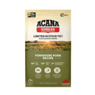 Acana Yorkshire Pork Domuz Etli ve Balkabaklı Tahılsız Yetişkin Köpek Maması 11,4 kg - 2