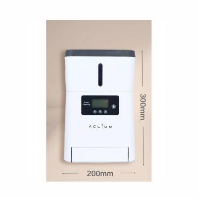 Aclıum Kedi ve Köpekler için Otomatik Mama Kabı 1 Kg Hazne - 1