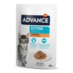 Advance Kitten Tavuklu Yavru Kedi Konserve Maması 85 gr - Advance