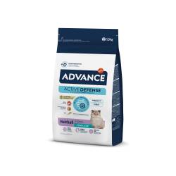 Advance Hairball Kısırlaştırılmış Tüy Yumağı Önleyici Hindili Kısırlaştırılmış Kedi Maması 1,5 kg - Advance