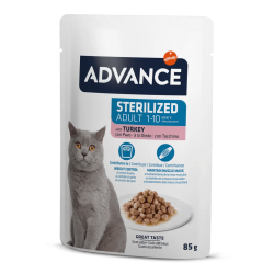 Advance Kısırlaştırılmış Hindili Kedi Konservesı 85 gr - Advance